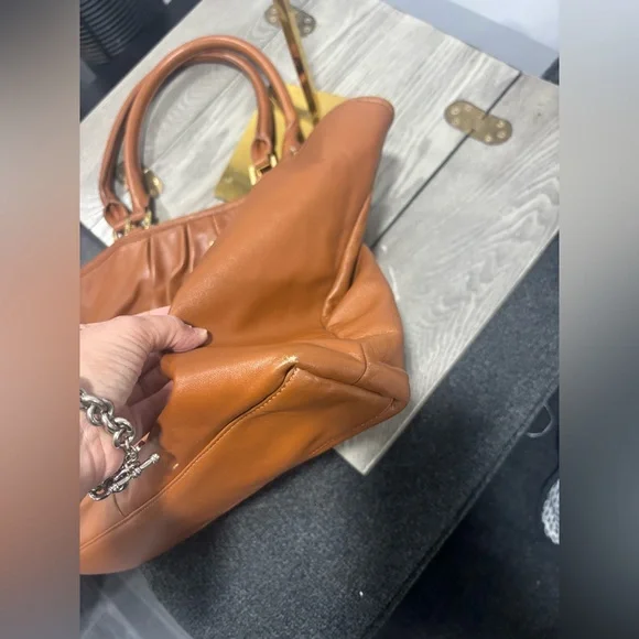 Tory Burch leatherette tote bag, Brown - Picture 12 of 12